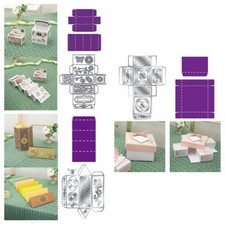 Gift Box Flowered Metal