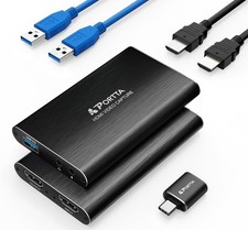 HDMI Video Capture Card, Stream and Record in 1080P60 with Ultra-Low Latency, 4K