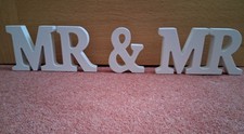 Mr & Mr Wedding Sign