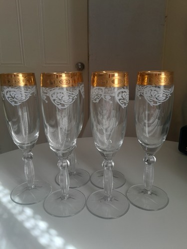 Set lovely gold filigree - set,