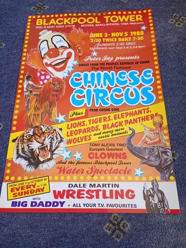 1988 poster for - , blackpool