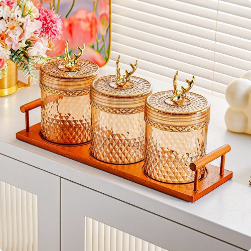 Pieces airtight storage jar - 3,