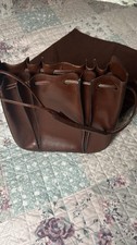 The Bridge Brown Leather Bucket Shoulder Bag