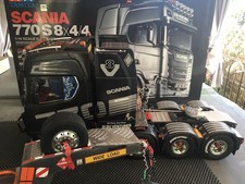 tamiya scania 770s 8x4 And Lowboy Trailer 