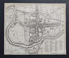 Antique 1795 Map - Plan of