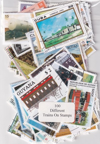Trains 100 different - 100, thematic
