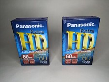 2 x Panasonic EC-60 HD VHS-C