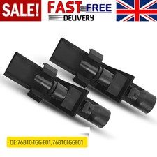 Set of 2 FOR 2017-2021 HONDA CIVIC BLACK FRONT WINDScreen WASHER JET 76810TGGE01