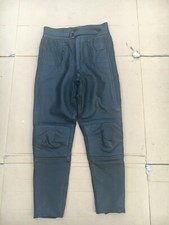 AKITO Mens  Leather Motorbike Motorcycle Trousers UK 29" to 30" Waist (LUB52)