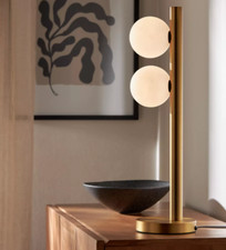 Table lamp John Lewis Modern Chandelier Matte Brass Gold RRP £85 EX_DISPLAY