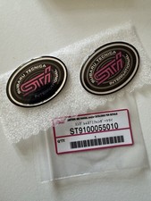 Subaru STi Gc8 Wing Badges X2