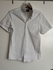 White Muscle Shirt - Size L