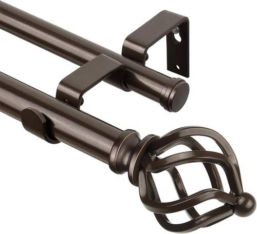 Kamanina double curtain pole - double,