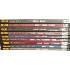Preacher Complete 1-9 Graphic Novel Set Vol. 1, 2, 3, 4, 5, 6, 7, 8, 9