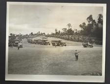 (BX64) RARE ARCHIVE PRESS PHOTO 1940S RED BALL EXPRESS MILITARY TRUCK CONVOYS