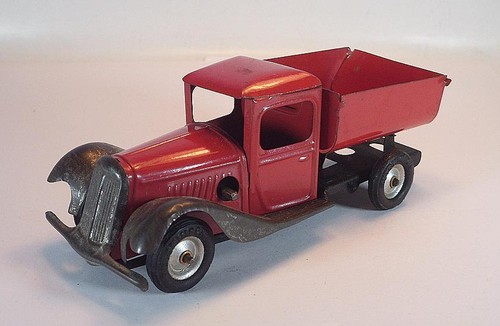 Ancient tin toy - tin, made