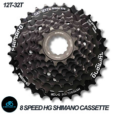 Shimano 8 Speed Cassette CS-HG200-8 Cassette Gears for MTB Bike E Bike Black