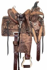 Western Leather Horse Saddle