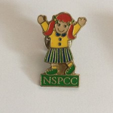 NSPCC  Enamel Lapel Pin Badge