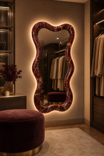 Rosso levanto marble wavy - rosso,