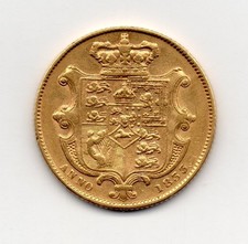 1833 Gold Sovereign, William