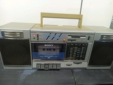 Vintage Sony Transound FM/AM Stereo Cassette Recorder Boombox CFS-3000  Used