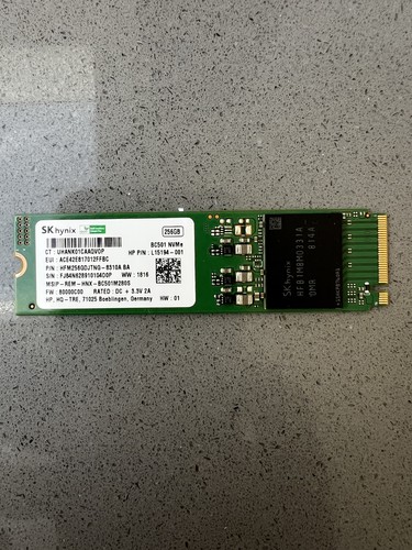 Hynix nvme 256gb ssd - sk,