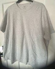 Men’s Man’s TU Regular Fit XXL 50-52 Ins Grey Short Sleeve Tee T-shirt Top Used
