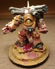 Warhammer 40k, Emperor's Children, Obliterator Chaos Lord, Fully Painted