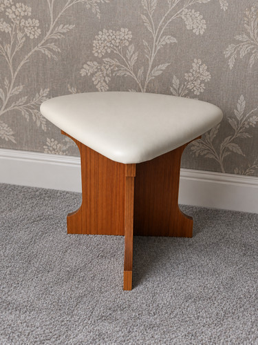Vintage dressing table stool - dressing,