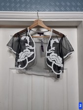 Debut Black Mesh Floral