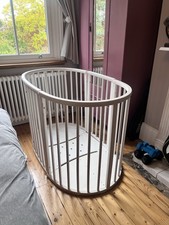 Stokke Sleepi Oval Crib Bed White