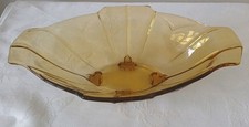 Sowerby Art Deco Oval Amber