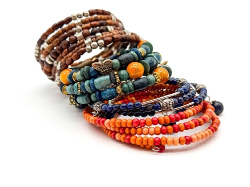 Boho memory wire bracelet - boho,