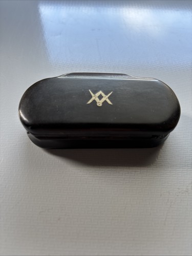 Antique horn snuff box - horn,