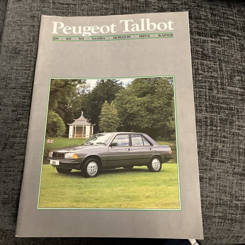 Peugeot talbot range 1985 - peugeot,