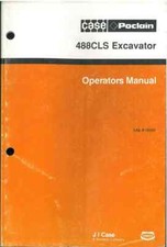 Case Poclain Crawler Excavator 488CLS Operators Manual