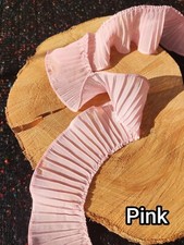 Pleated Fabric Lace Trim