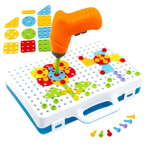 144pcs kids drill - set, diy
