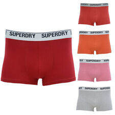 SUPERDRY Mens Boxer Trunks Single Pack Sports Stretch Soft Cotton Underwear S-XL