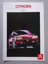 CITROEN BX Range orig 1988 UK Mkt Sales Brochure - GTI 16v