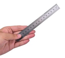 Double Side Metal Ruler