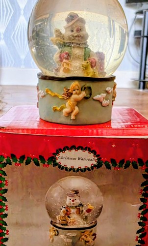 Vintage retro christmas snow - vintage,