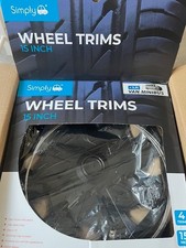 HELP - LOST - replacement  15" Black Silver Wheel Trims For Motorhome