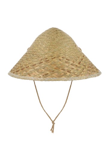 Asian conical straw hat adults - asian,