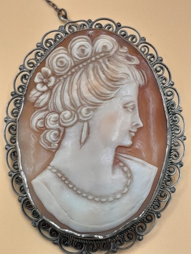 Antique classic cameo filigree - antique,