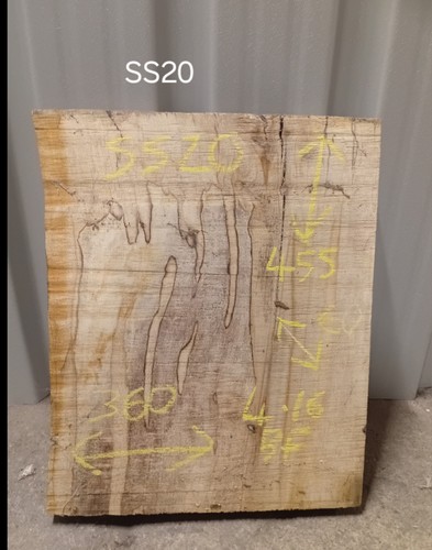 Spalted sycamore live - spalted, edge