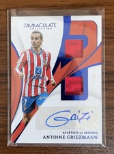 2024-25 Panini Immaculate Collection Antoine Griezmann Dual Swatch Autograph 3/5