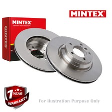 For Mitsubishi Smart Brake Discs Pair Rear Solid MDC2376 250 mm Diameter Mintex
