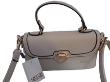COVERI COLLECTION TAUPE POLYURETHANE CROSSBODY LADIES WOMENS BAG